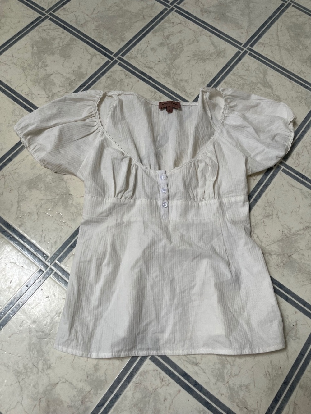 Romeo Romeo White baby doll top